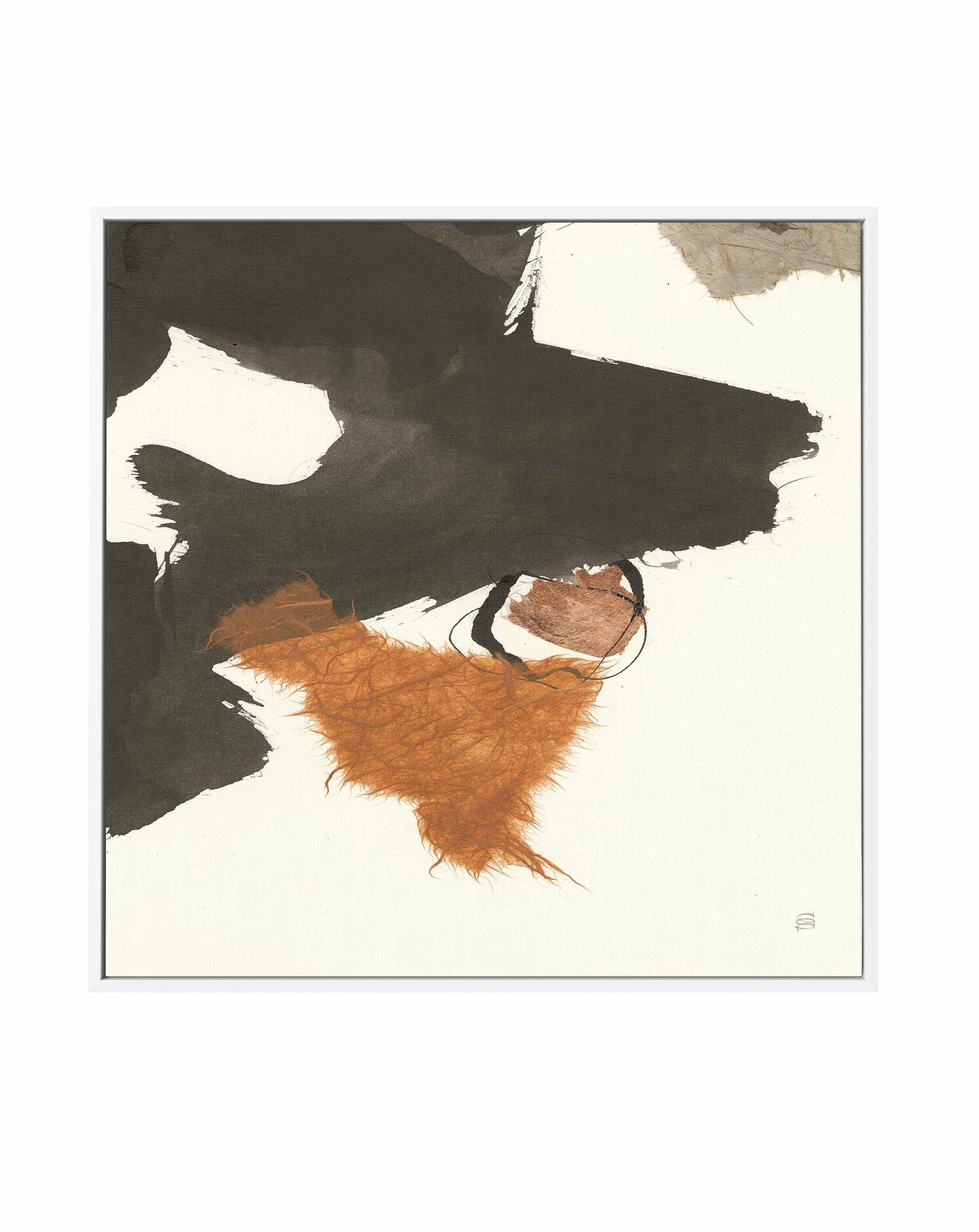 Copper Linked IV | Framed Canvas Art Print from Olive et Oriel where you can shop wallpaper and artworks online