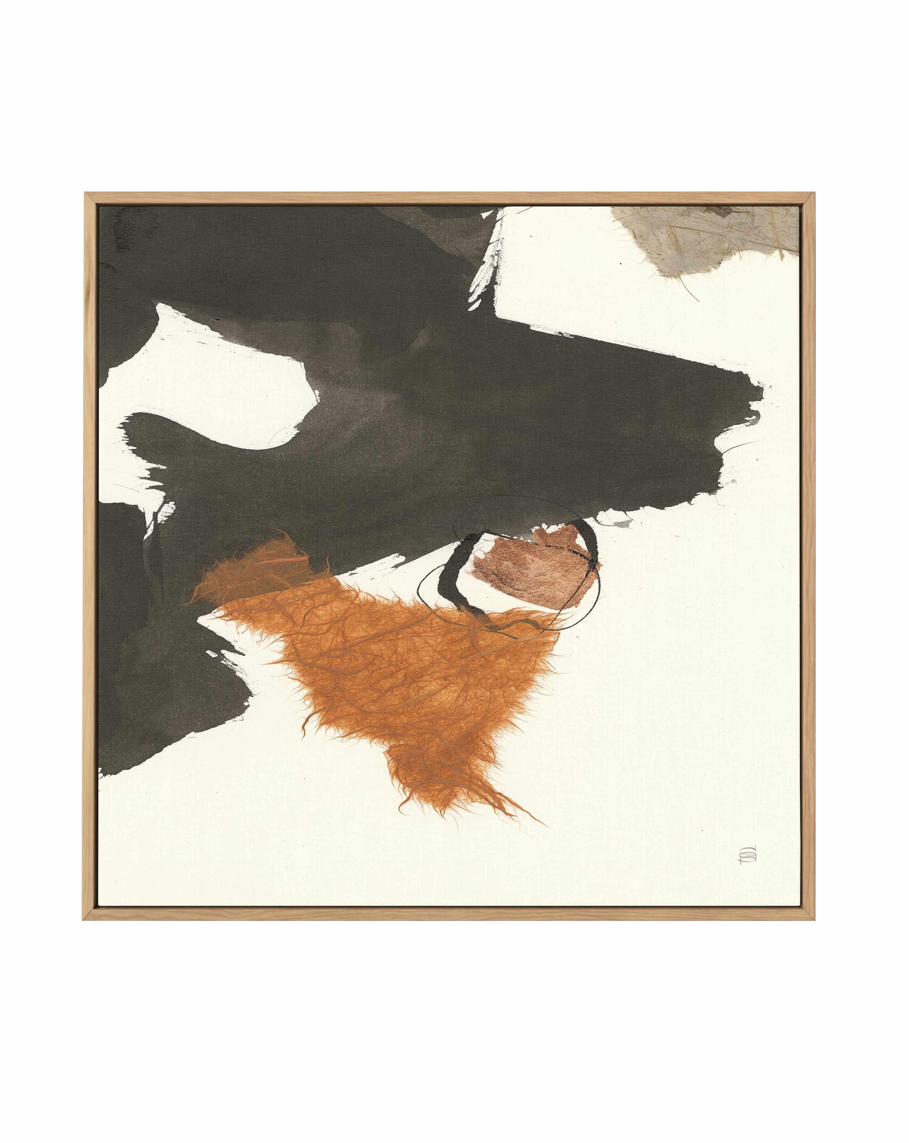 Copper Linked IV | Framed Canvas Art Print from Olive et Oriel where you can shop wallpaper and artworks online