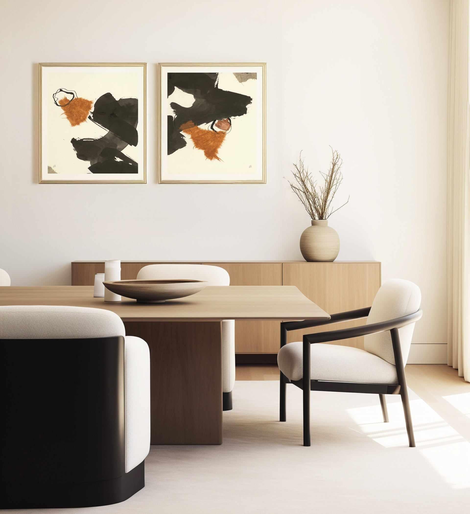 Copper Linked IV | Art Print from Olive et Oriel where you can shop wallpaper and artworks online