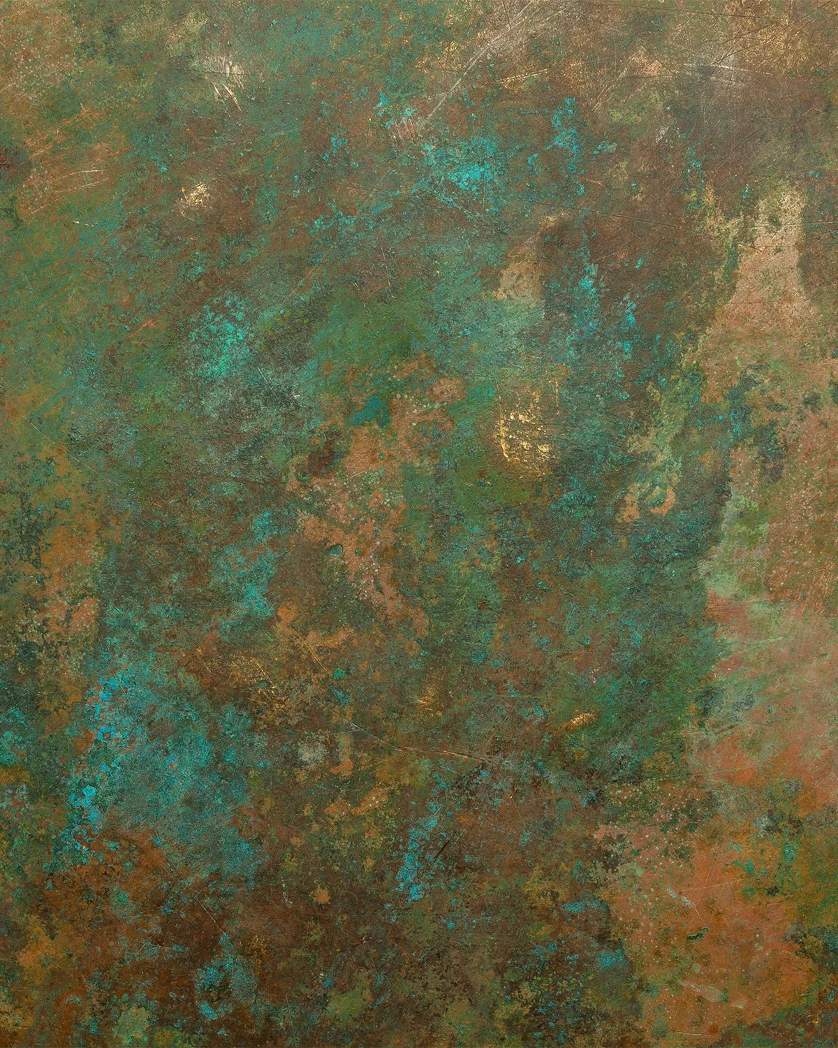 Copper Patina Mural Wallpaper from Olive et Oriel where you can shop wallpaper and artworks online