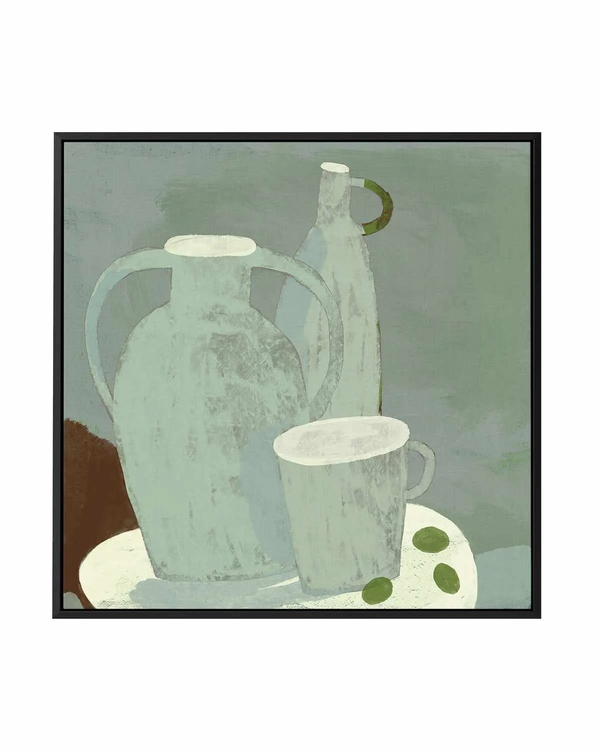 Copper Vases by Marco Marella | Framed Canvas Art Print from Olive et Oriel where you can shop wallpaper and artworks online