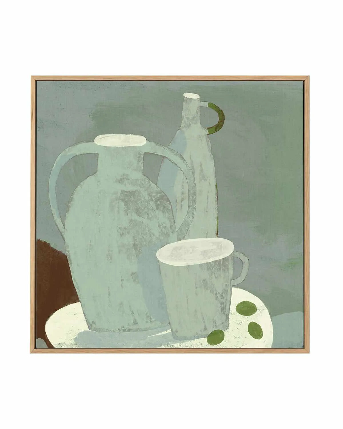 Copper Vases by Marco Marella | Framed Canvas Art Print from Olive et Oriel where you can shop wallpaper and artworks online