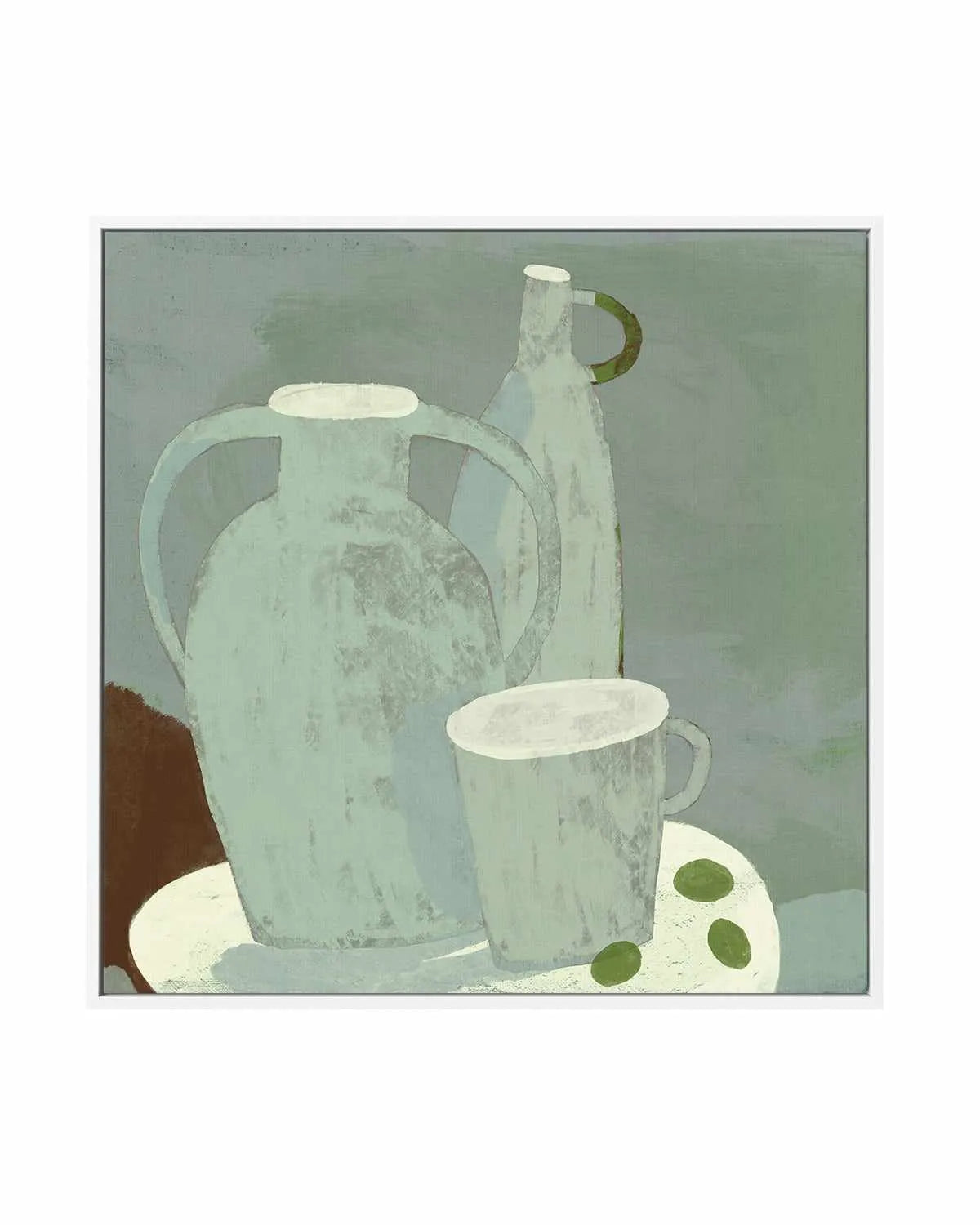 Copper Vases by Marco Marella | Framed Canvas Art Print from Olive et Oriel where you can shop wallpaper and artworks online