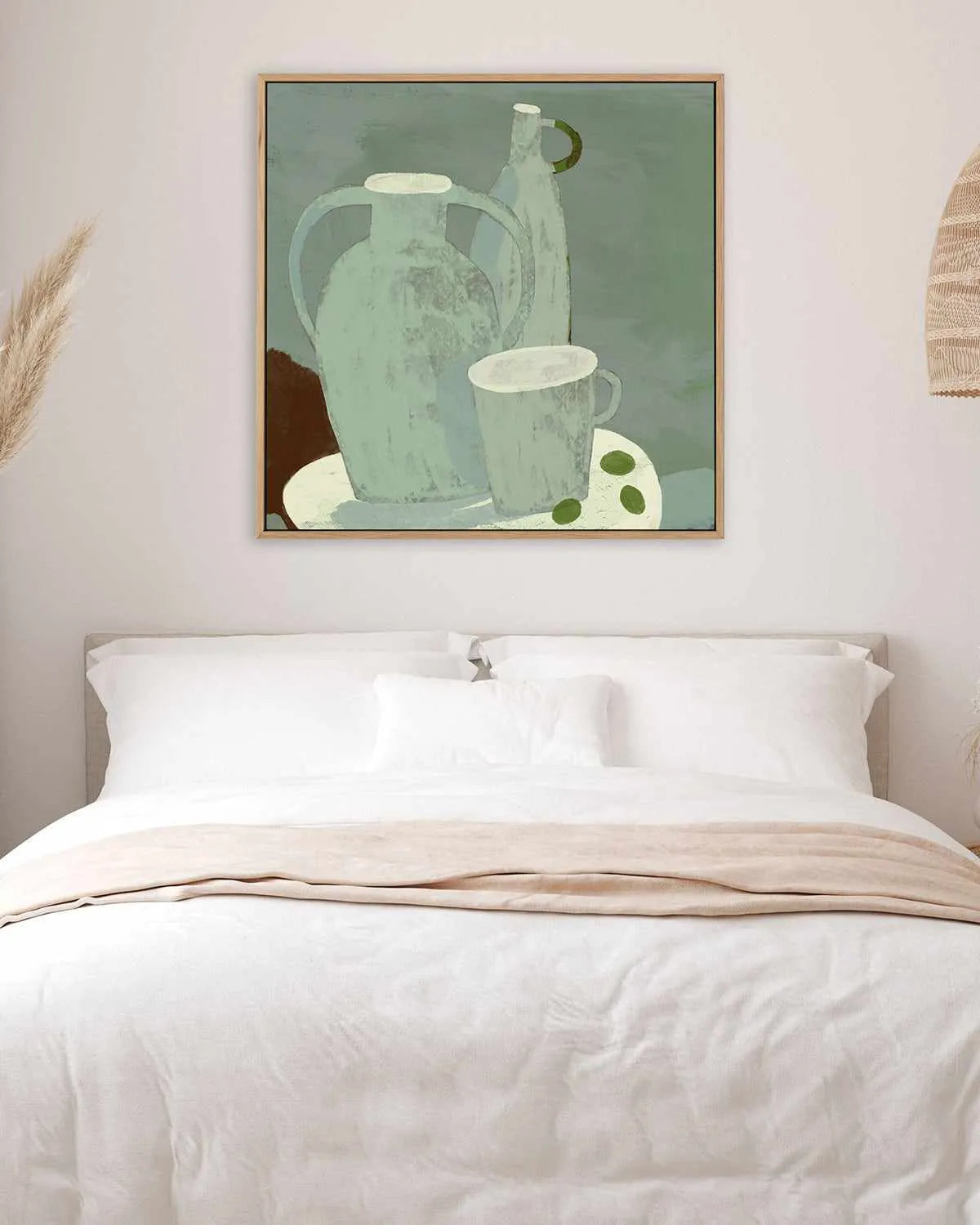 Copper Vases by Marco Marella | Framed Canvas Art Print from Olive et Oriel where you can shop wallpaper and artworks online