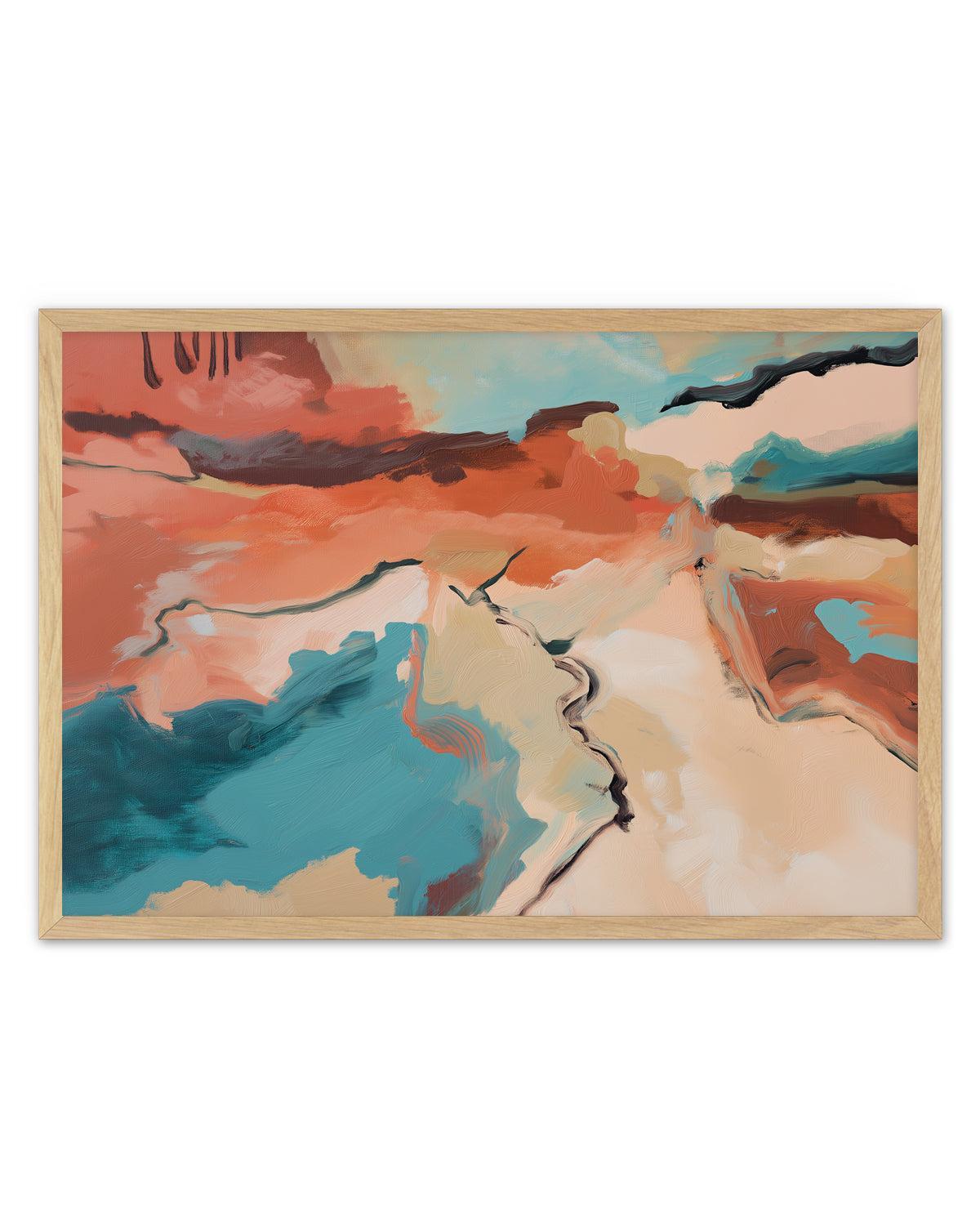 Coral Break | Art Print from Olive et Oriel where you can shop wallpaper and artworks online