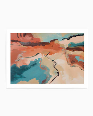 Coral Break | Art Print from Olive et Oriel where you can shop wallpaper and artworks online