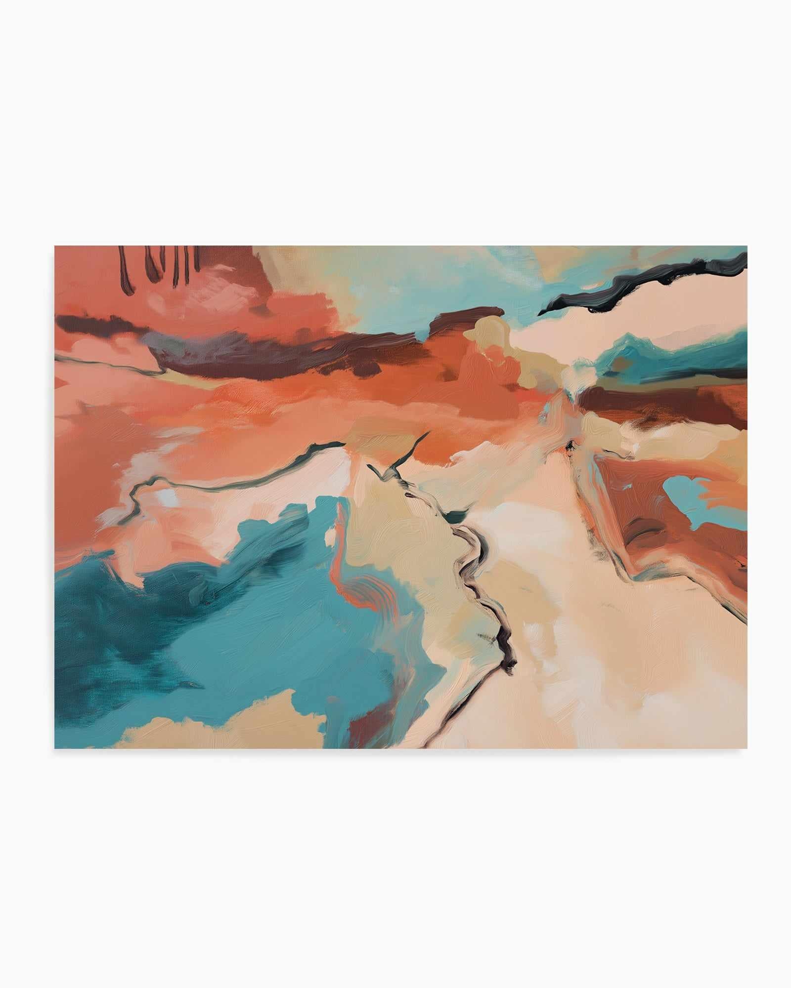 Coral Break | Art Print from Olive et Oriel where you can shop wallpaper and artworks online
