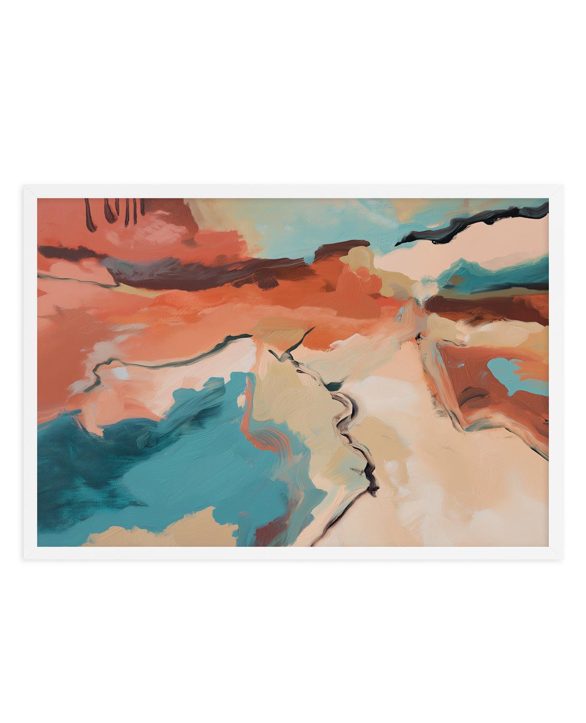 Coral Break | Art Print from Olive et Oriel where you can shop wallpaper and artworks online