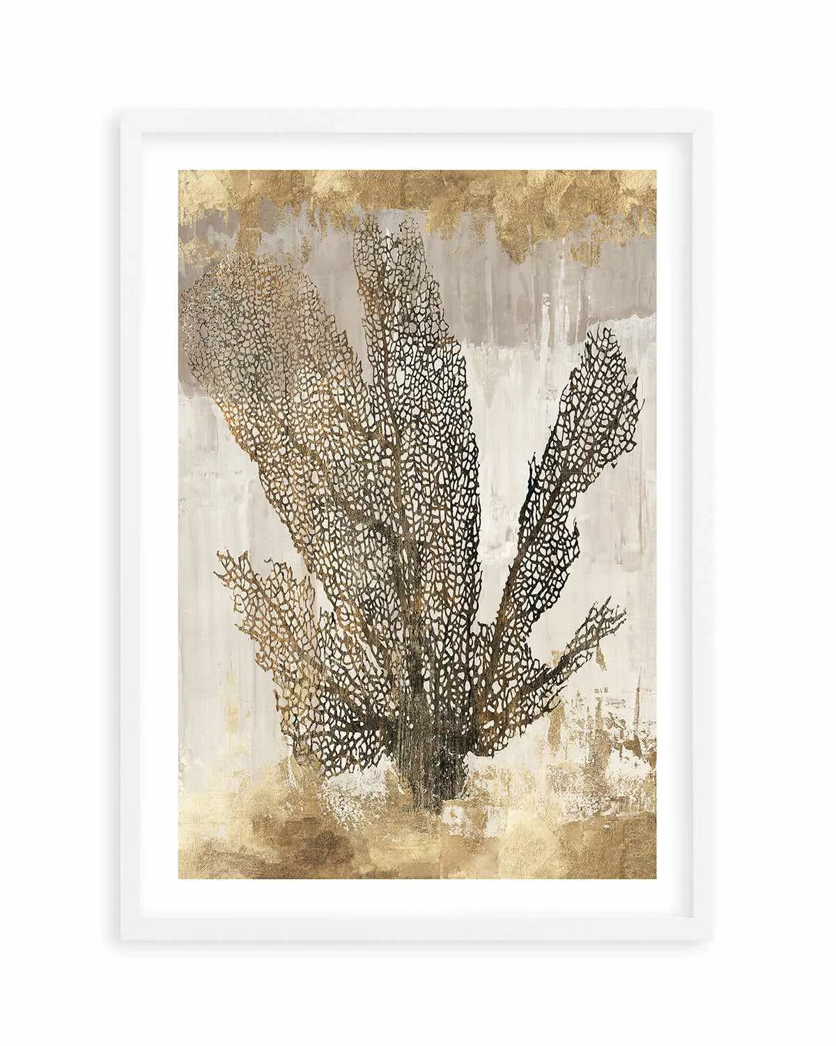 Coral Splendour I Art Print from Olive et Oriel where you can shop wallpaper and artworks online