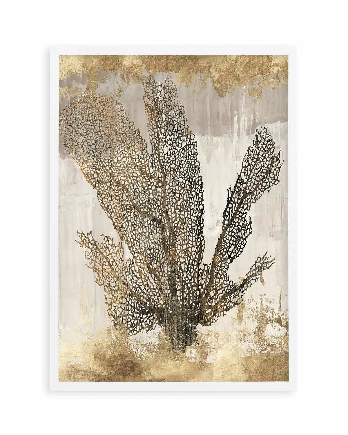 Coral Splendour I Art Print from Olive et Oriel where you can shop wallpaper and artworks online