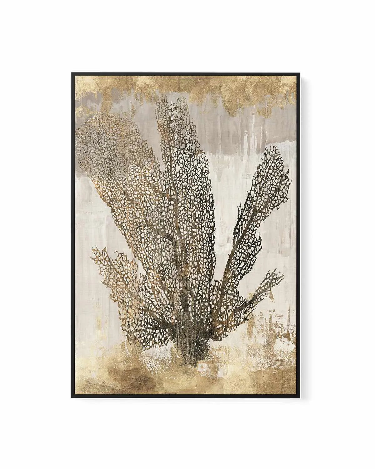 Coral Splendour I | Framed Canvas Art Print from Olive et Oriel where you can shop wallpaper and artworks online