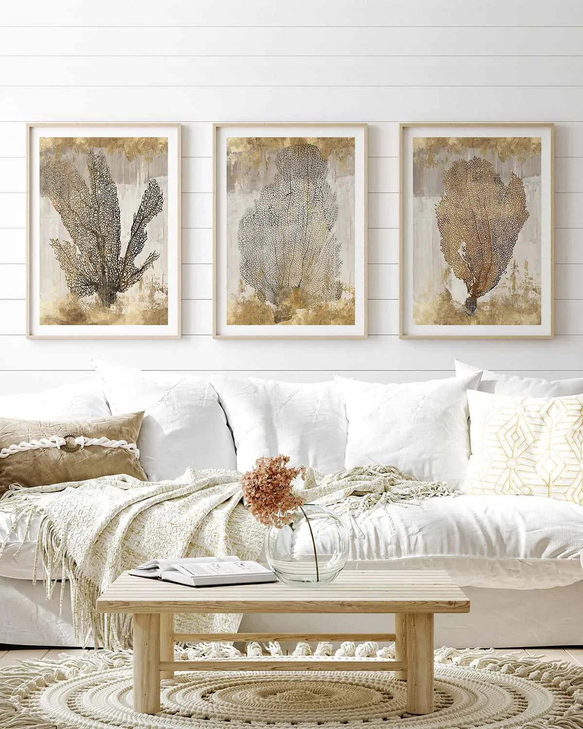 Coral Splendour II Art Print from Olive et Oriel where you can shop wallpaper and artworks online