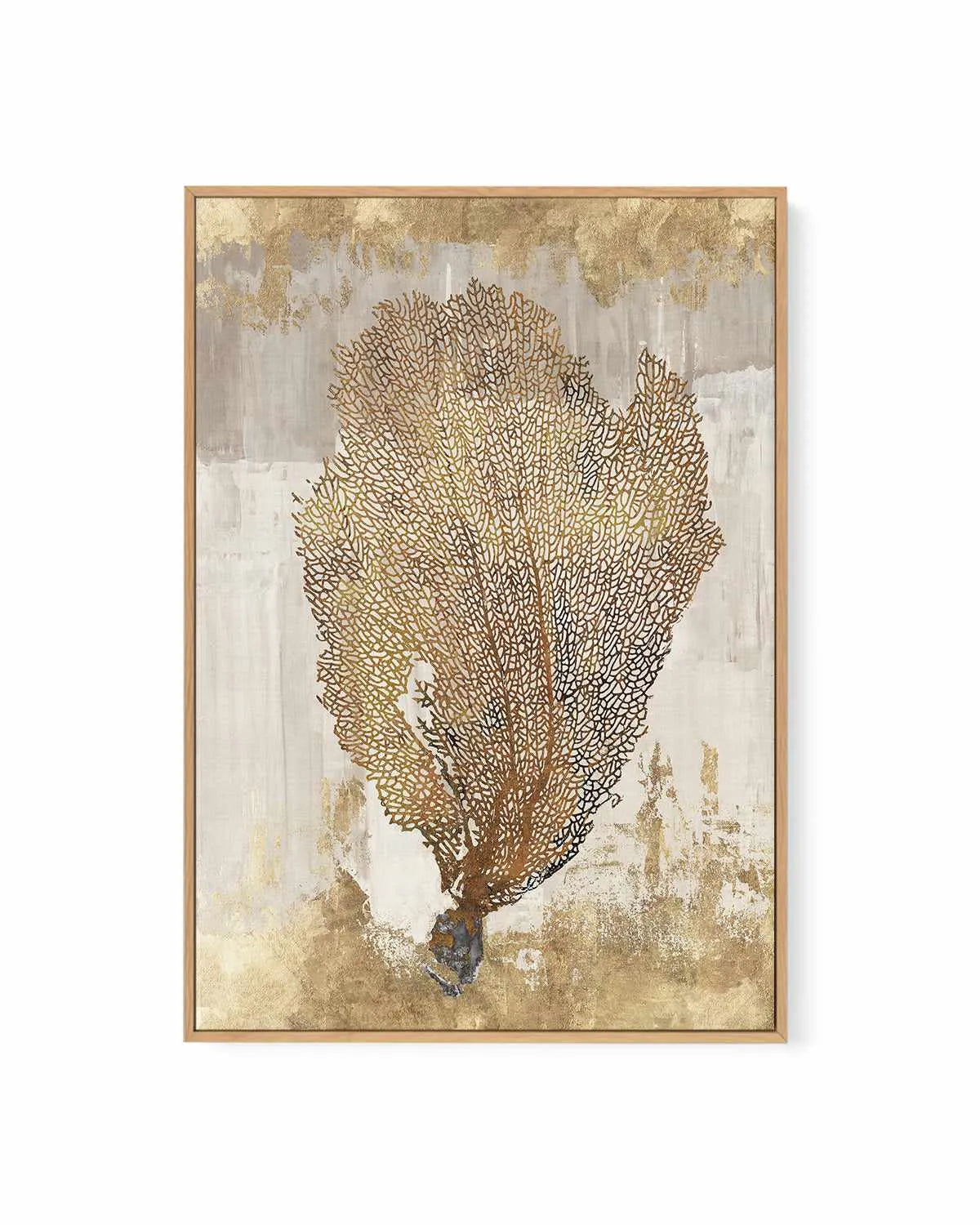 Coral Splendour III | Framed Canvas Art Print from Olive et Oriel where you can shop wallpaper and artworks online