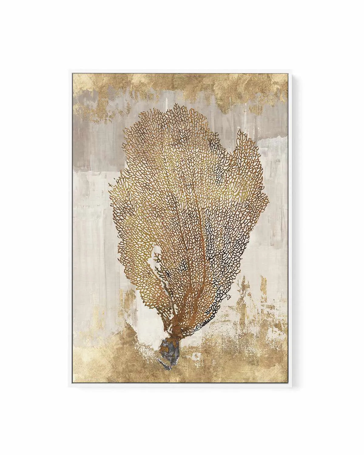 Coral Splendour III | Framed Canvas Art Print from Olive et Oriel where you can shop wallpaper and artworks online