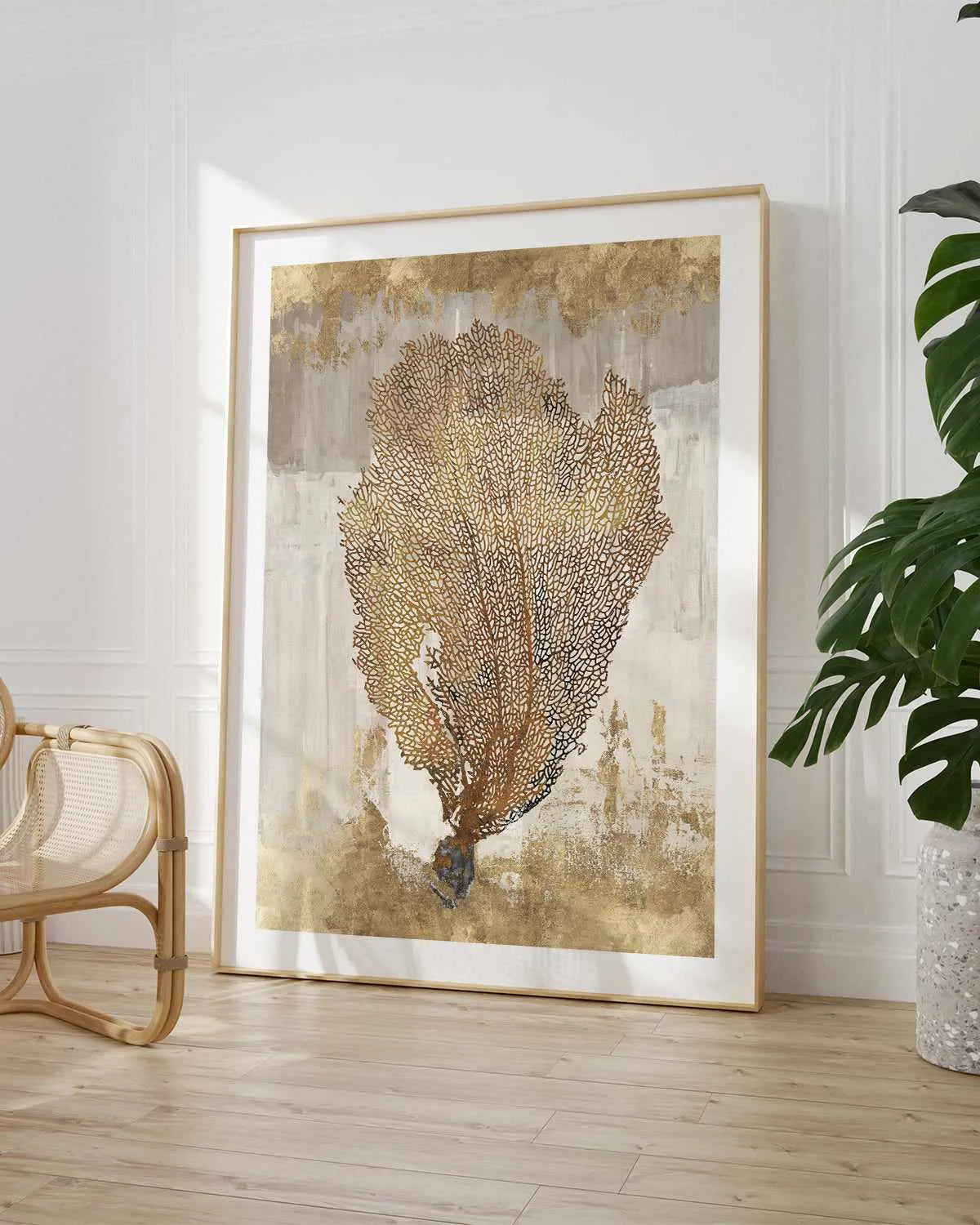 Coral Splendour III Art Print from Olive et Oriel where you can shop wallpaper and artworks online