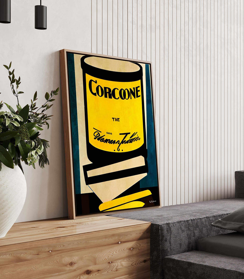 Corcoone by Bo Andersone | Framed Canvas Art Print from Olive et Oriel where you can shop wallpaper and artworks online