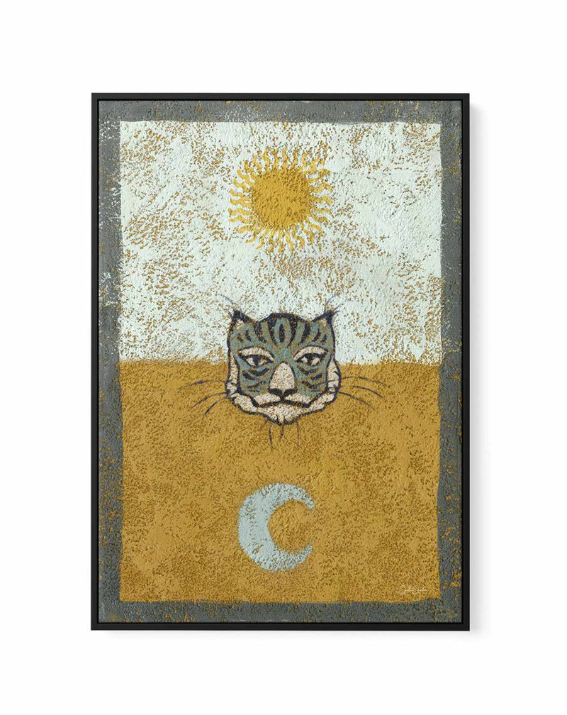 Cosmic Tiger | Framed Canvas Art Print