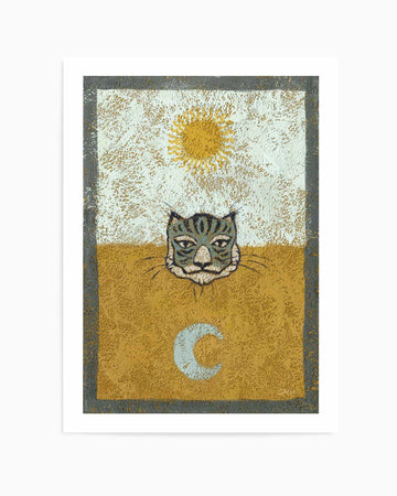 Cosmic Tiger by Julie Celina | Art Print from Olive et Oriel where you can shop wallpaper and artworks online