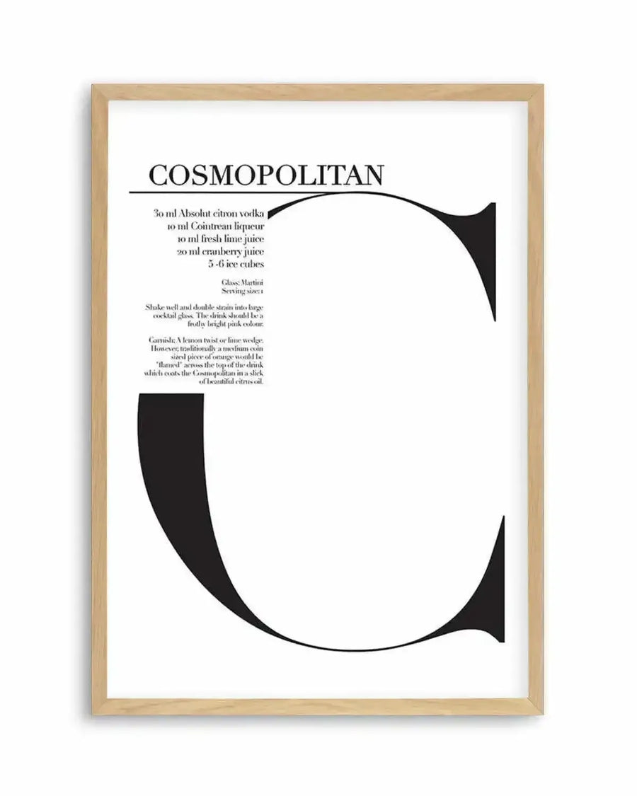 Cosmopolitan Art Print from Olive et Oriel where you can shop wallpaper and artworks online