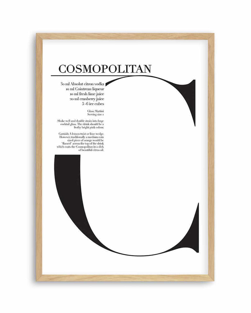 Cosmopolitan Art Print