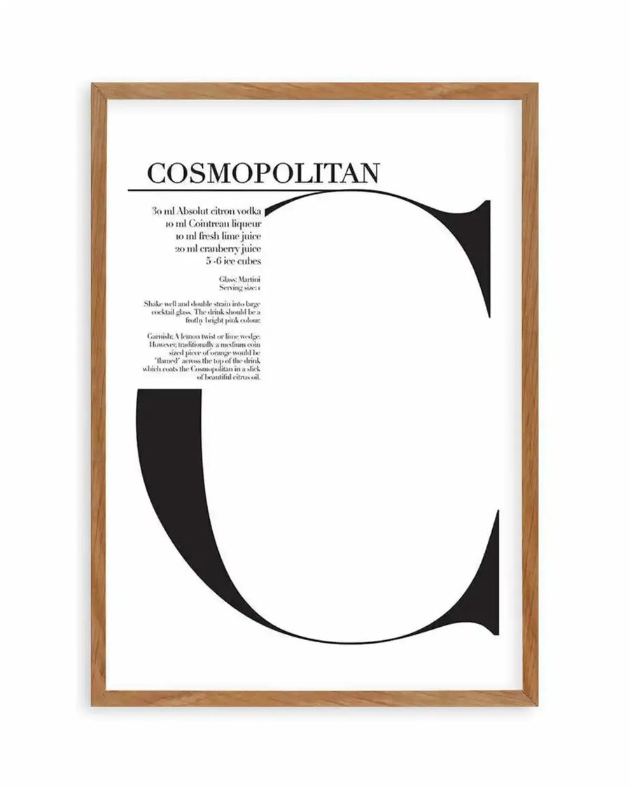 Cosmopolitan Art Print from Olive et Oriel where you can shop wallpaper and artworks online