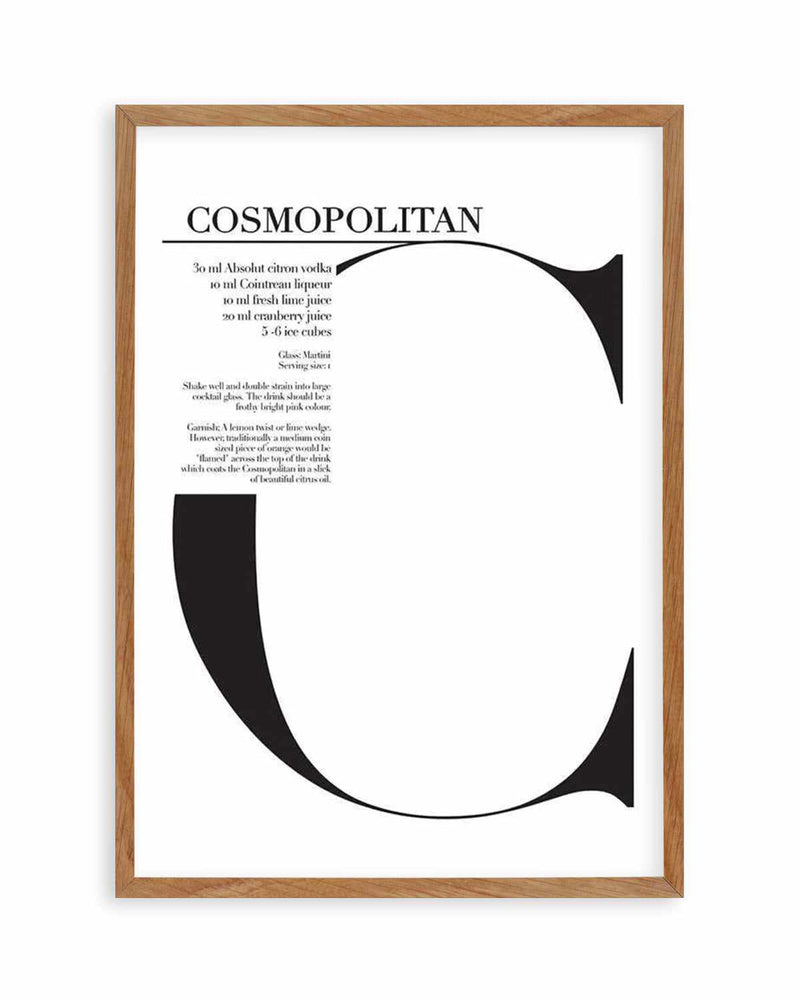 Cosmopolitan Art Print