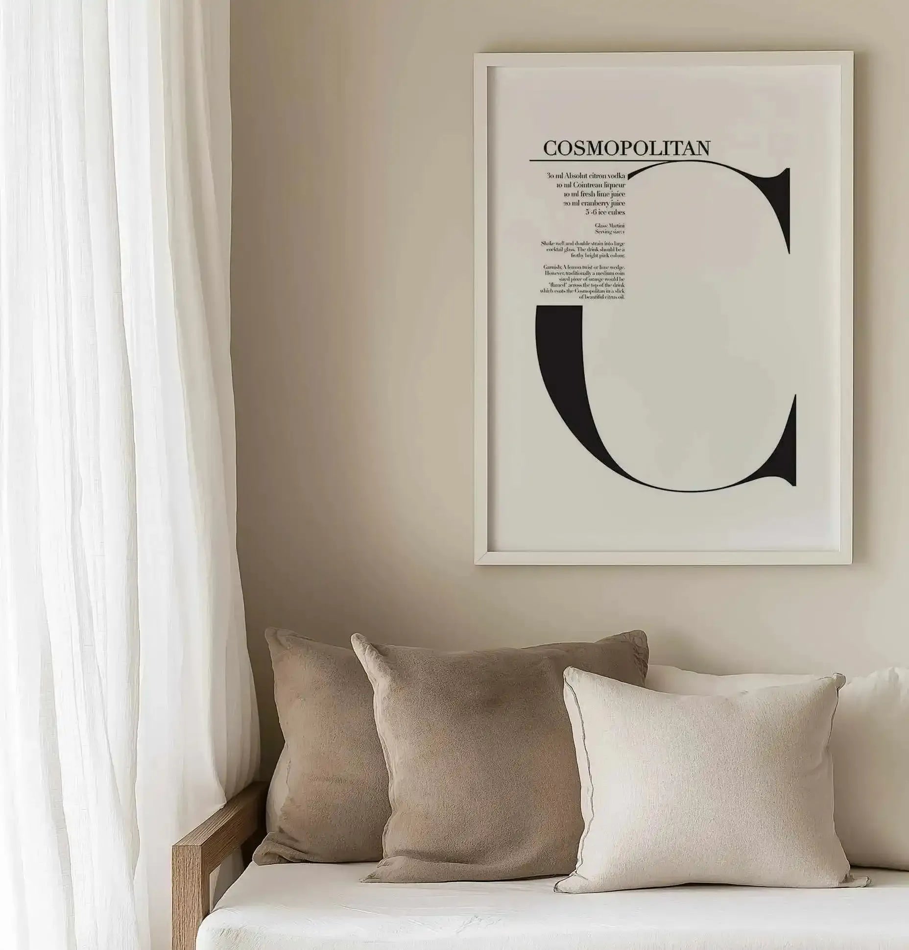 Cosmopolitan Art Print from Olive et Oriel where you can shop wallpaper and artworks online