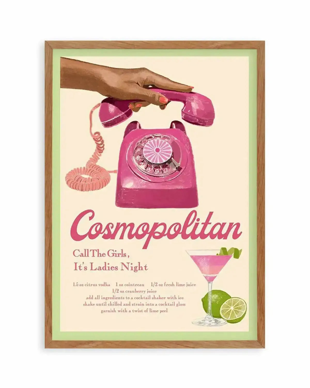 Cosmopolitan By Jenny Liz Rome Art Print from Olive et Oriel where you can shop wallpaper and artworks online