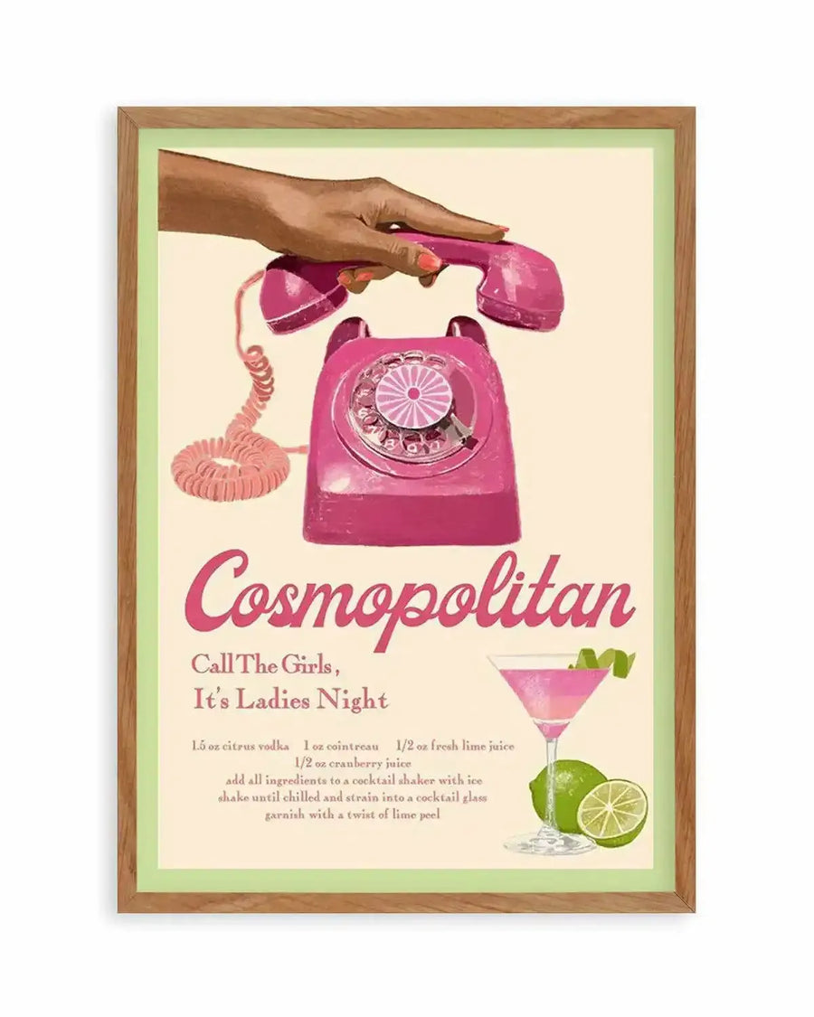 Cosmopolitan By Jenny Liz Rome Art Print from Olive et Oriel where you can shop wallpaper and artworks online