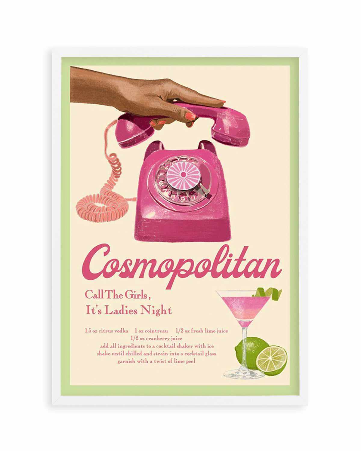 Cosmopolitan By Jenny Liz Rome Art Print