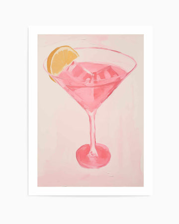Cosmopolitan Cocktails | Art Print from Olive et Oriel where you can shop wallpaper and artworks online