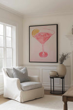 Cosmopolitan Cocktails | Framed Canvas Art Print