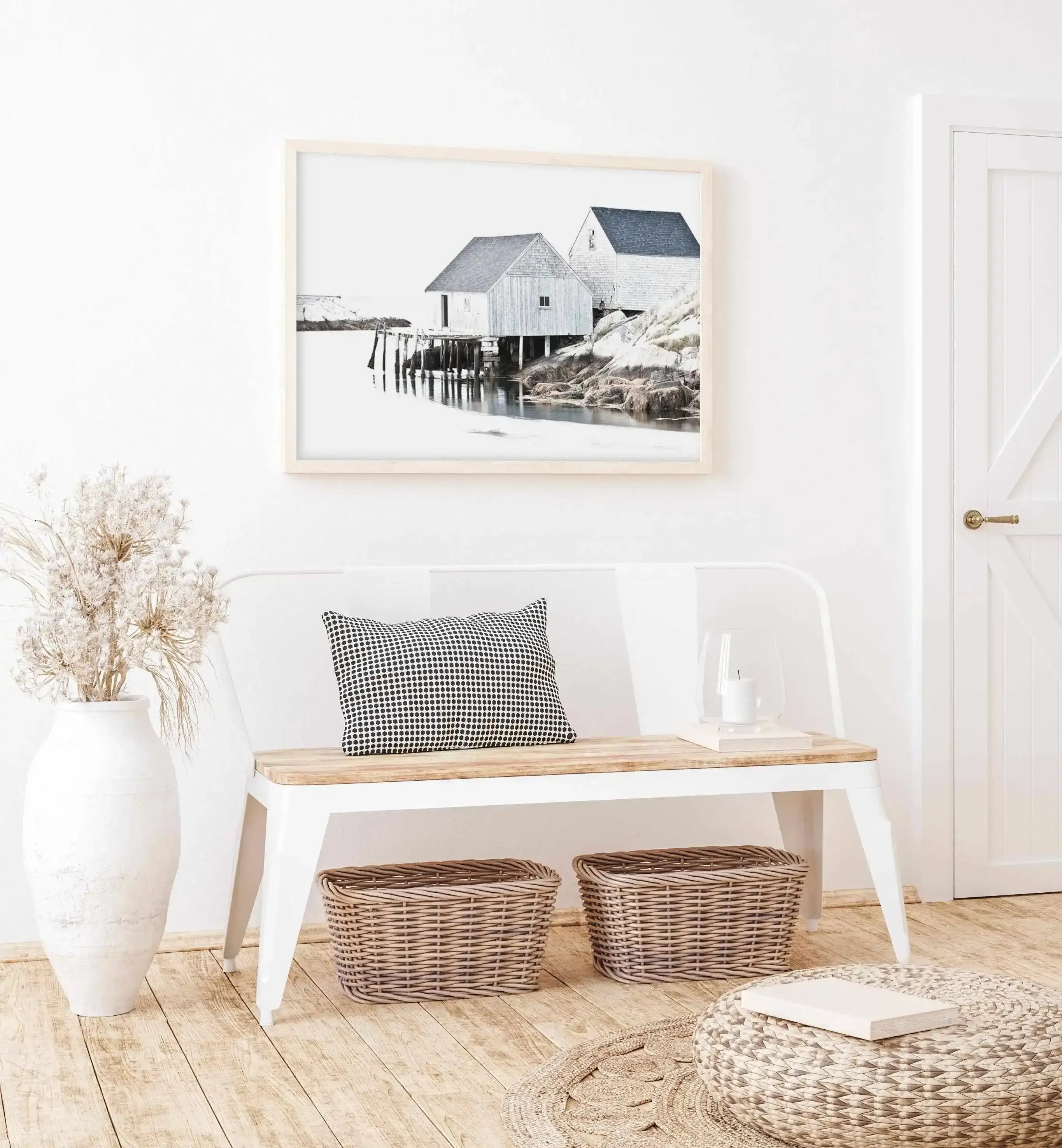 Cottages By The Sea Art Print-PRINT-Olive et Oriel-Olive et Oriel-Buy-Australian-Art-Prints-Online-with-Olive-et-Oriel-Your-Artwork-Specialists-Austrailia-Decorate-With-Coastal-Photo-Wall-Art-Prints-From-Our-Beach-House-Artwork-Collection-Fine-Poster-and-Framed-Artwork