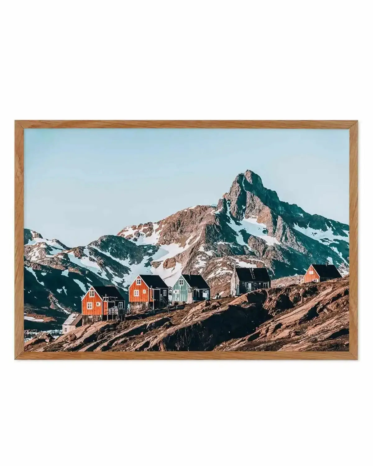 Cottages In The Sky Art Print from Olive et Oriel where you can shop wallpaper and artworks online