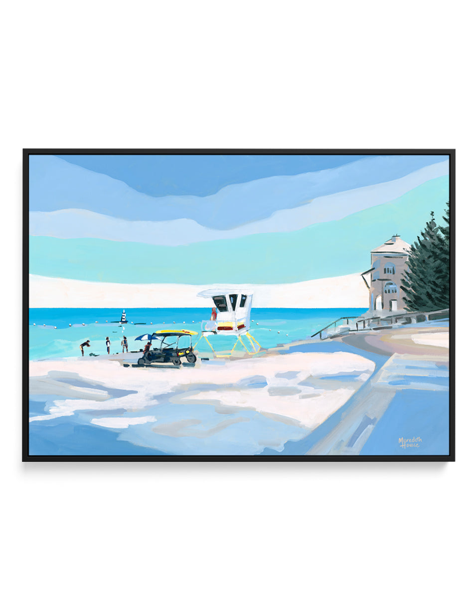 Cottesloe Beach by Meredith Howse | Framed Canvas Art Print
