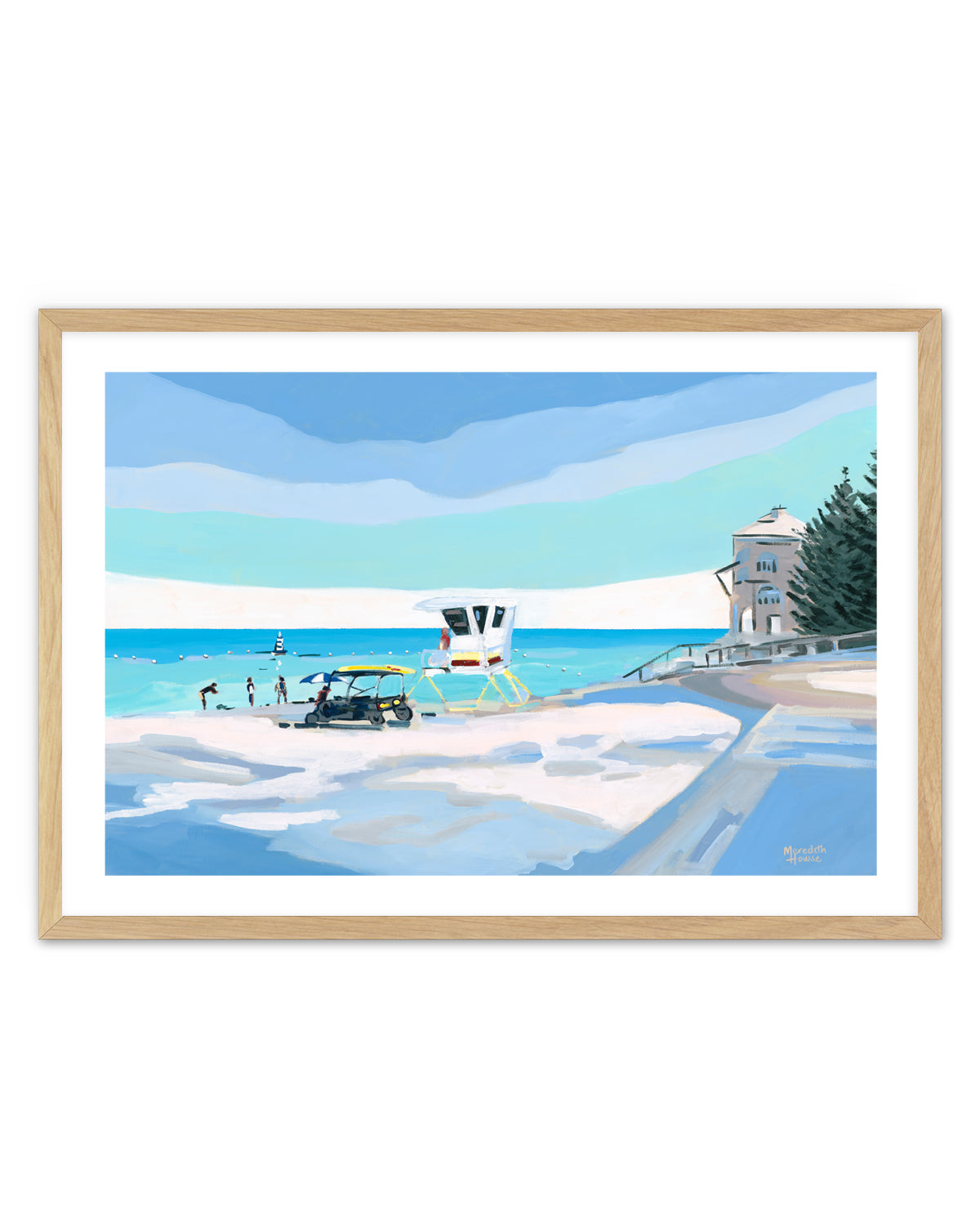 Cottesloe Beach by Meredith Howse | Art Print