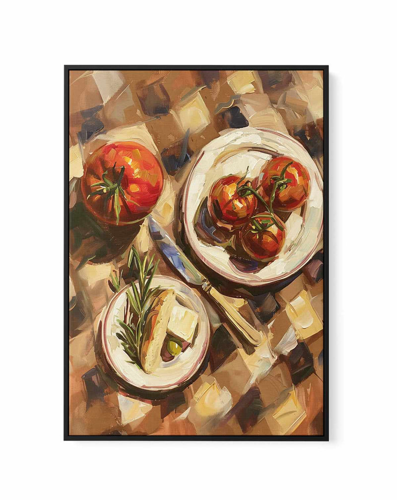 Country Brunch I | Framed Canvas Art Print