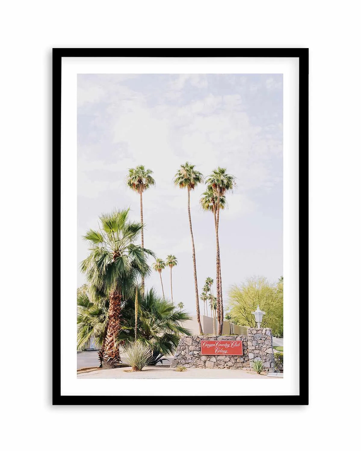 Country Club, Palm Springs Art Print from Olive et Oriel where you can shop wallpaper and artworks online