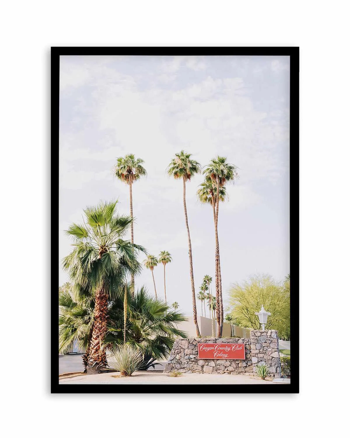 Country Club, Palm Springs Art Print from Olive et Oriel where you can shop wallpaper and artworks online