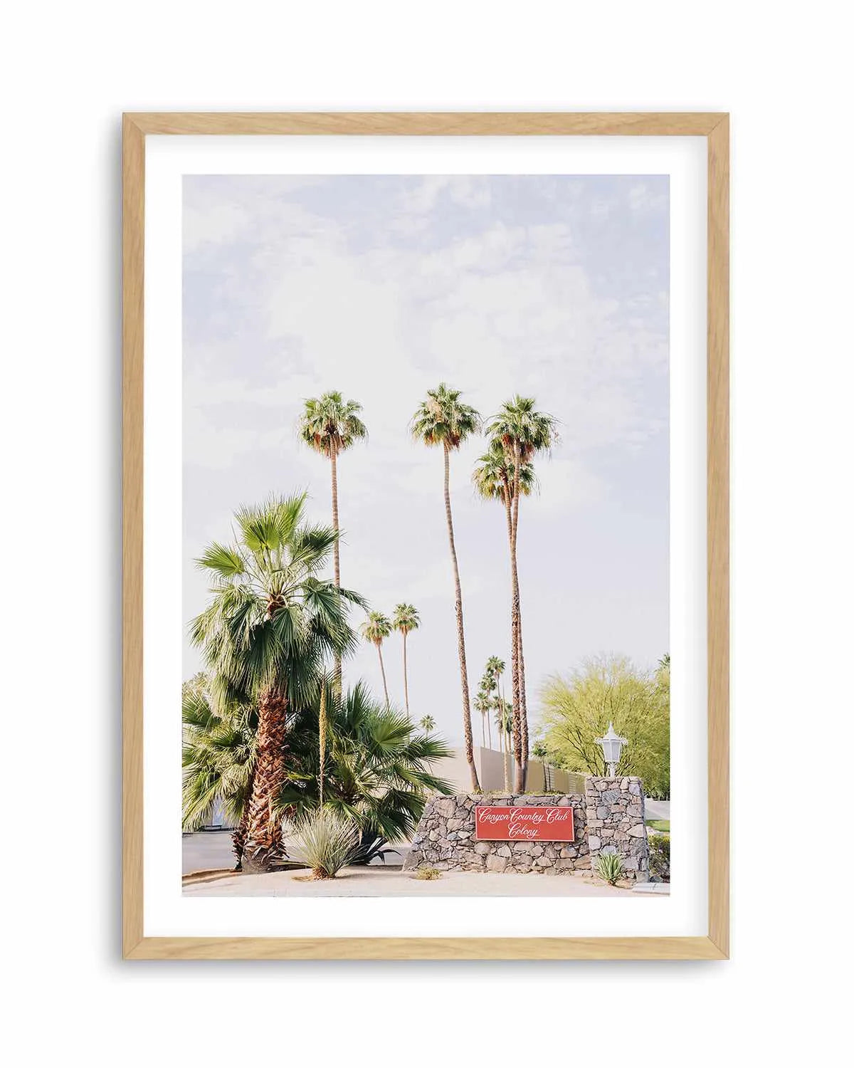 Country Club, Palm Springs Art Print from Olive et Oriel where you can shop wallpaper and artworks online