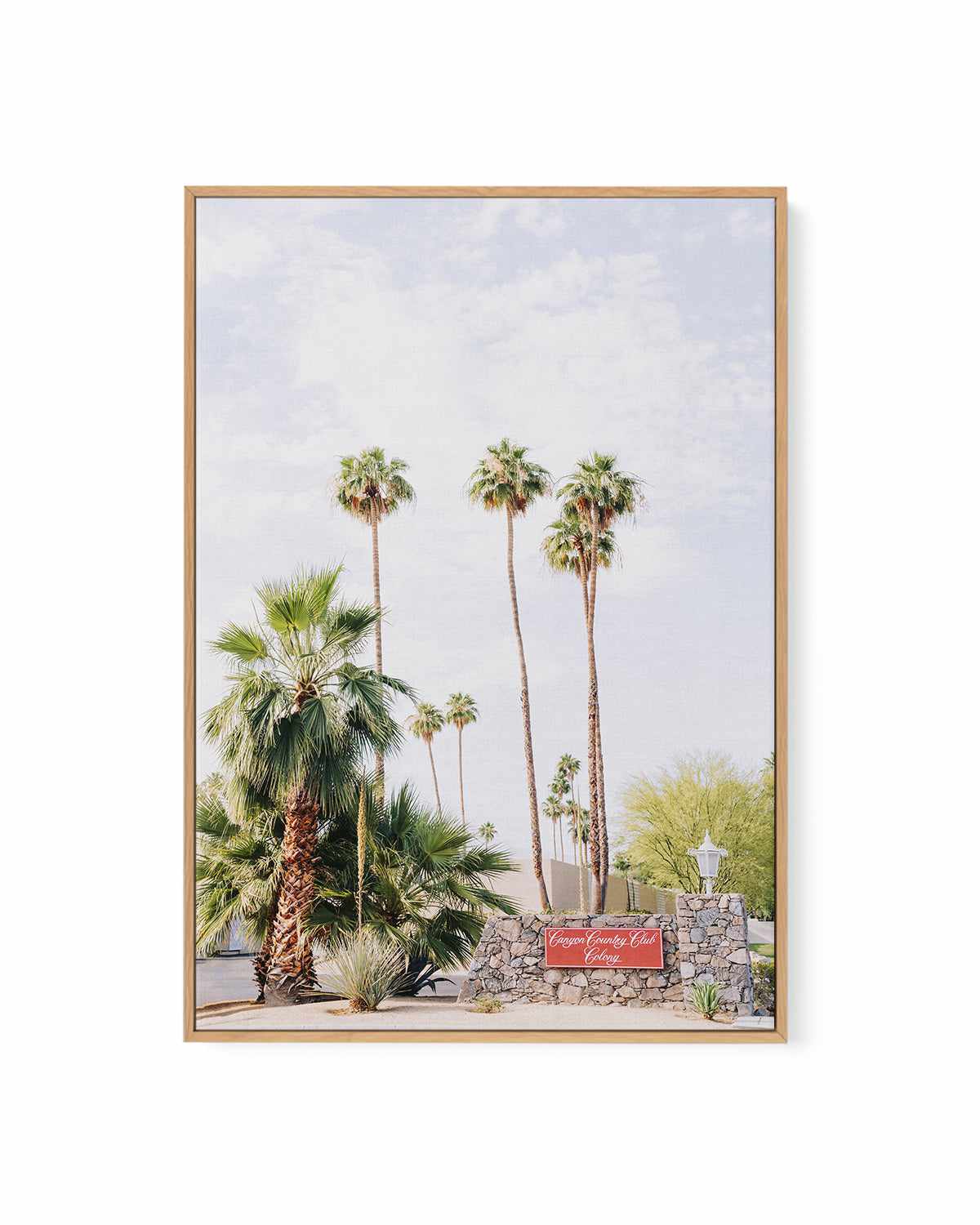 Country Club, Palm Springs | Framed Canvas Art Print