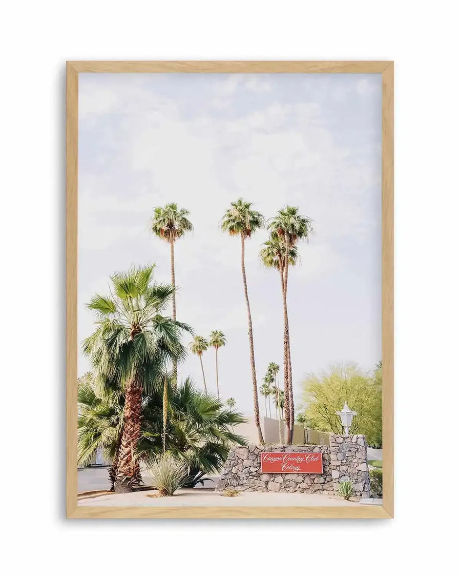 Country Club, Palm Springs Art Print from Olive et Oriel where you can shop wallpaper and artworks online