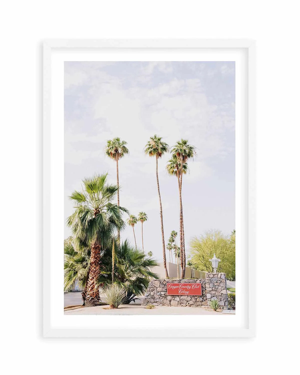 Country Club, Palm Springs Art Print from Olive et Oriel where you can shop wallpaper and artworks online