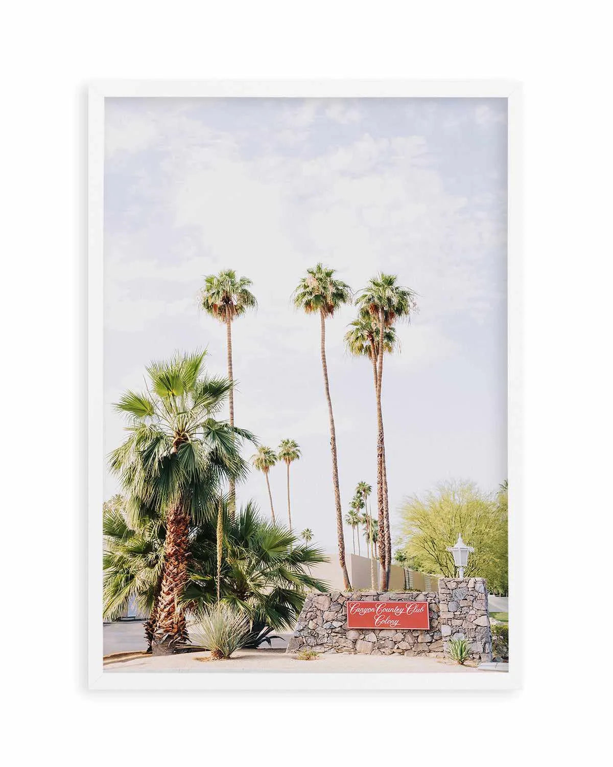 Country Club, Palm Springs Art Print from Olive et Oriel where you can shop wallpaper and artworks online
