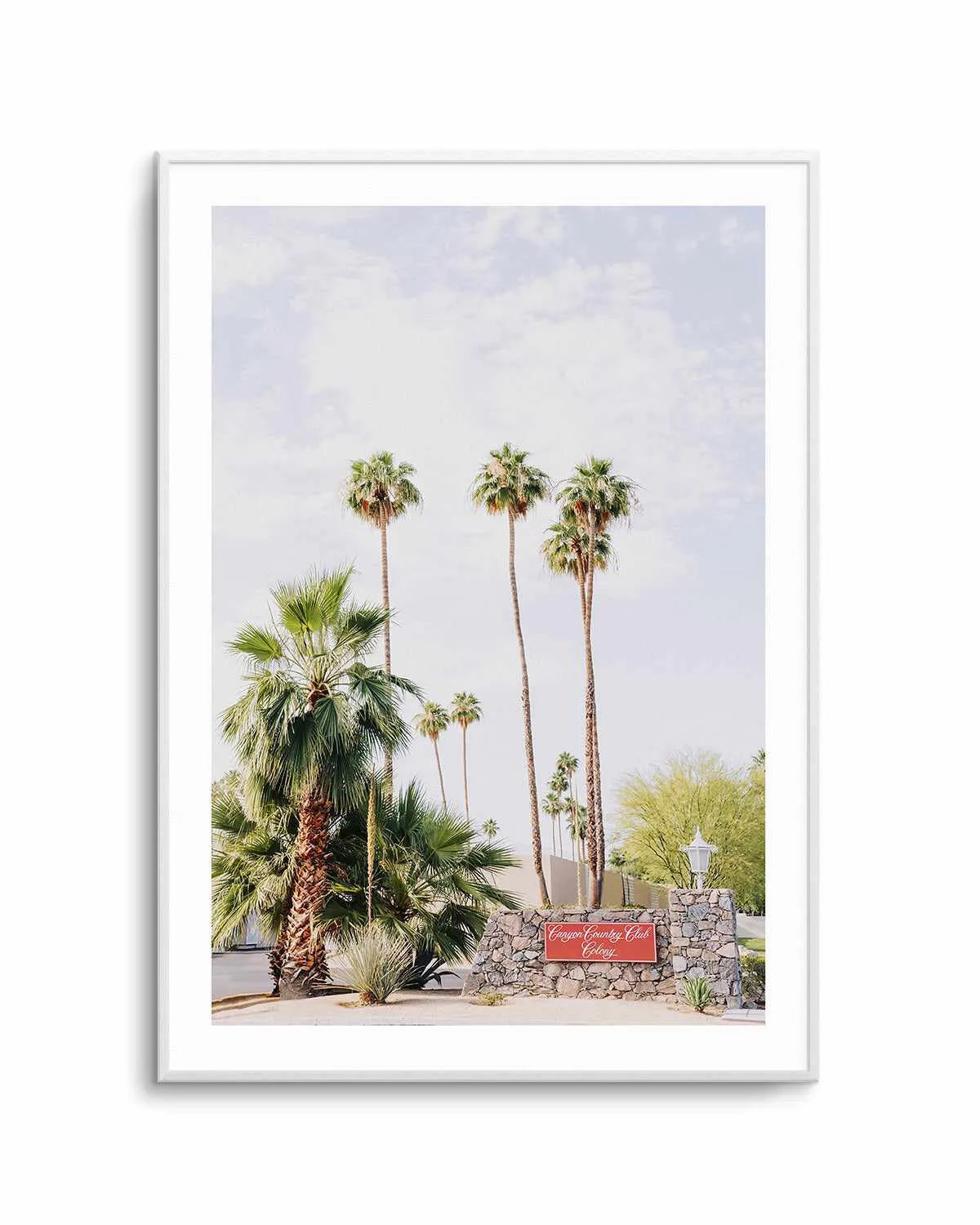 Country Club, Palm Springs Art Print from Olive et Oriel where you can shop wallpaper and artworks online