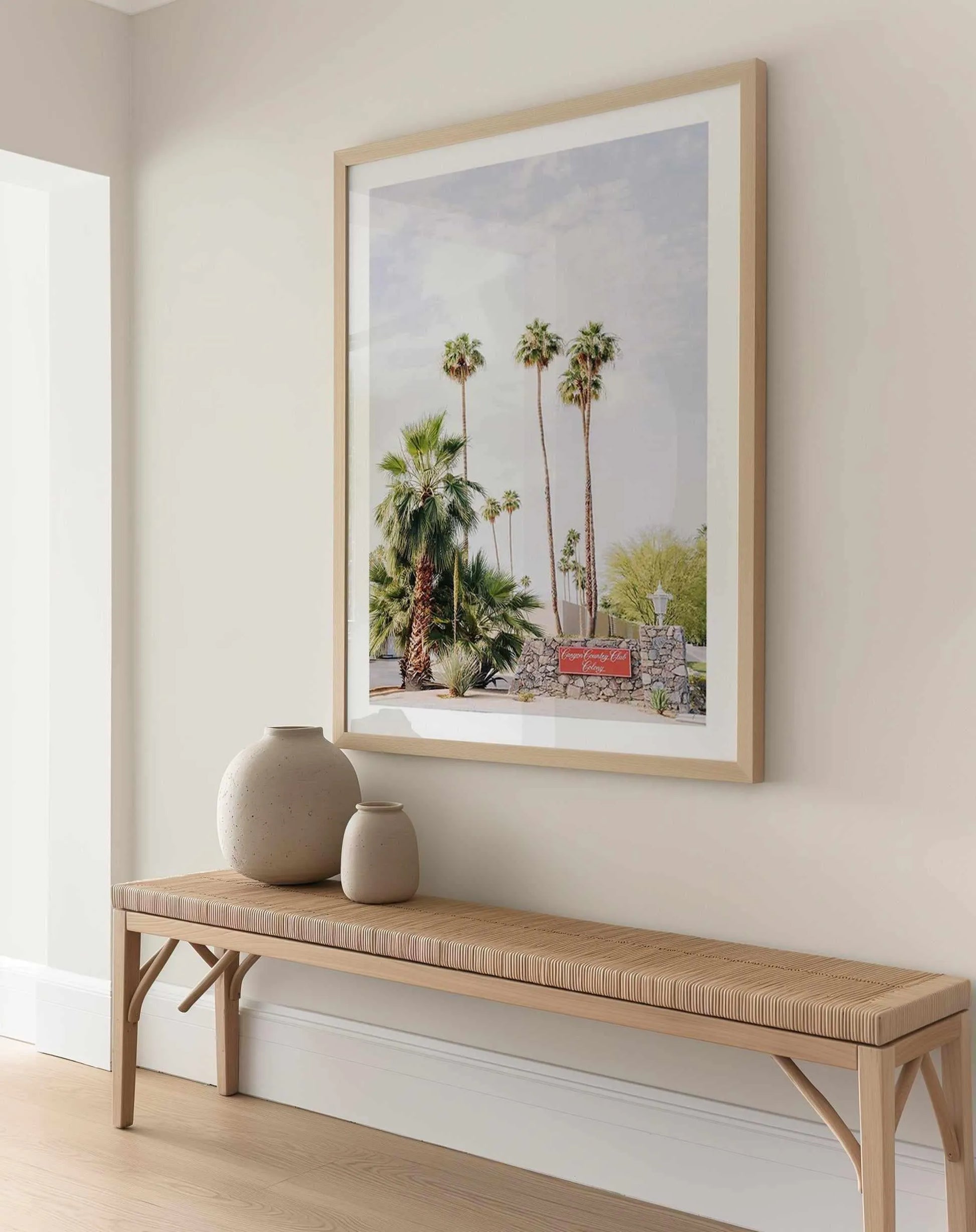 Country Club, Palm Springs Art Print from Olive et Oriel where you can shop wallpaper and artworks online