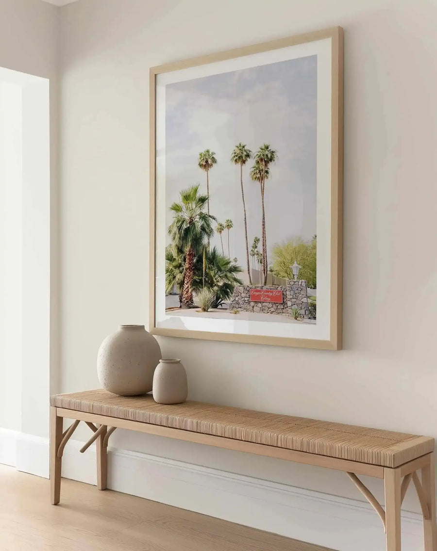 Country Club, Palm Springs Art Print from Olive et Oriel where you can shop wallpaper and artworks online