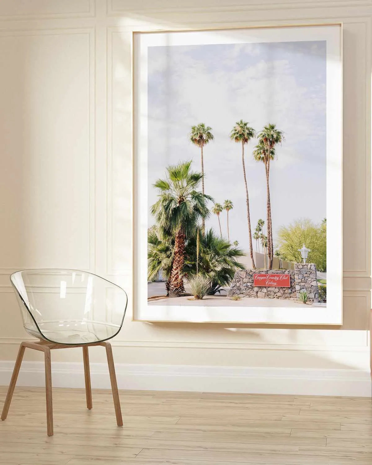 Country Club, Palm Springs Art Print from Olive et Oriel where you can shop wallpaper and artworks online