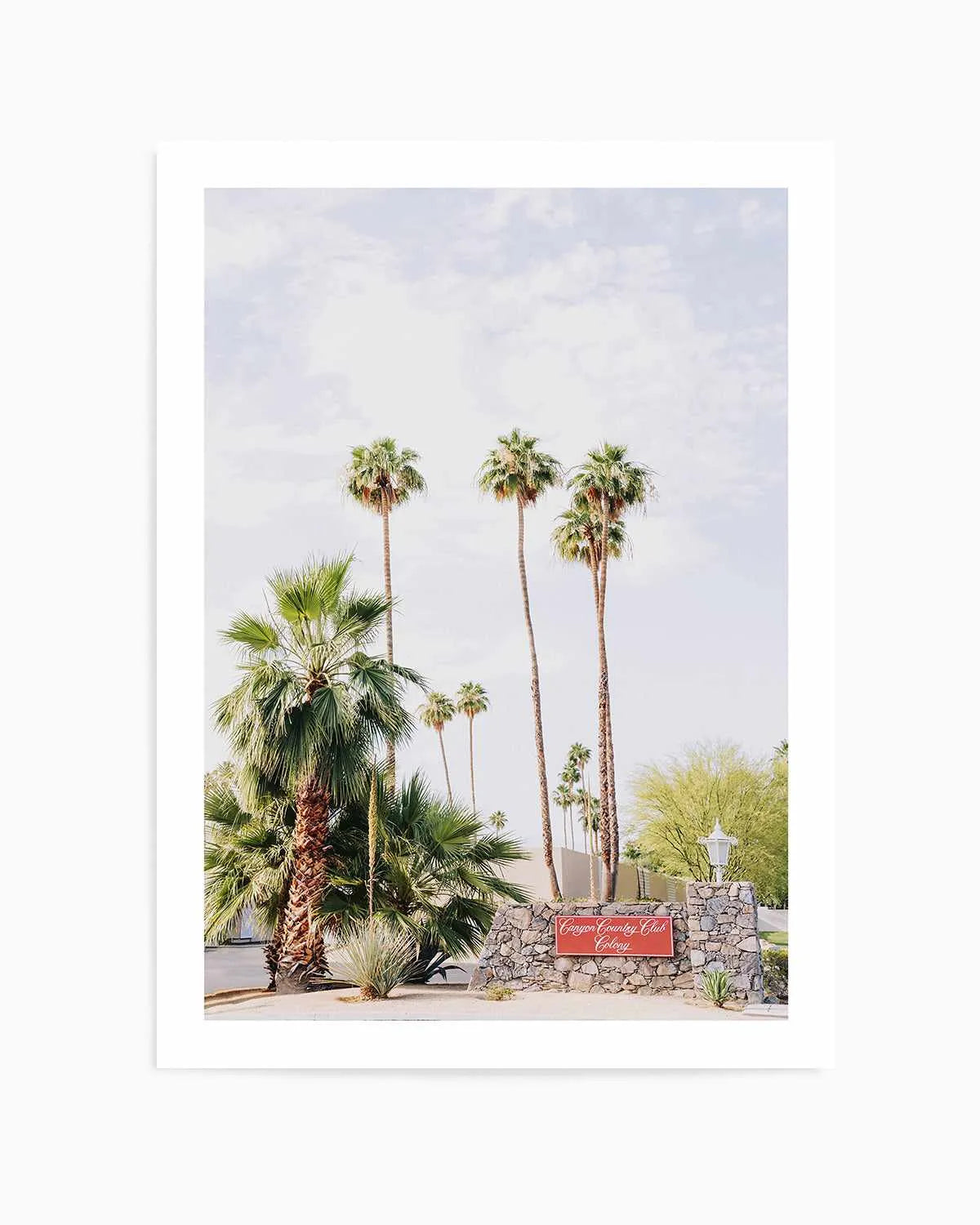 Country Club, Palm Springs Art Print from Olive et Oriel where you can shop wallpaper and artworks online