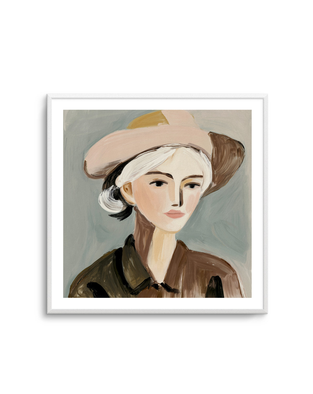 Country Girl | Art Print from Olive et Oriel where you can shop wallpaper and artworks online